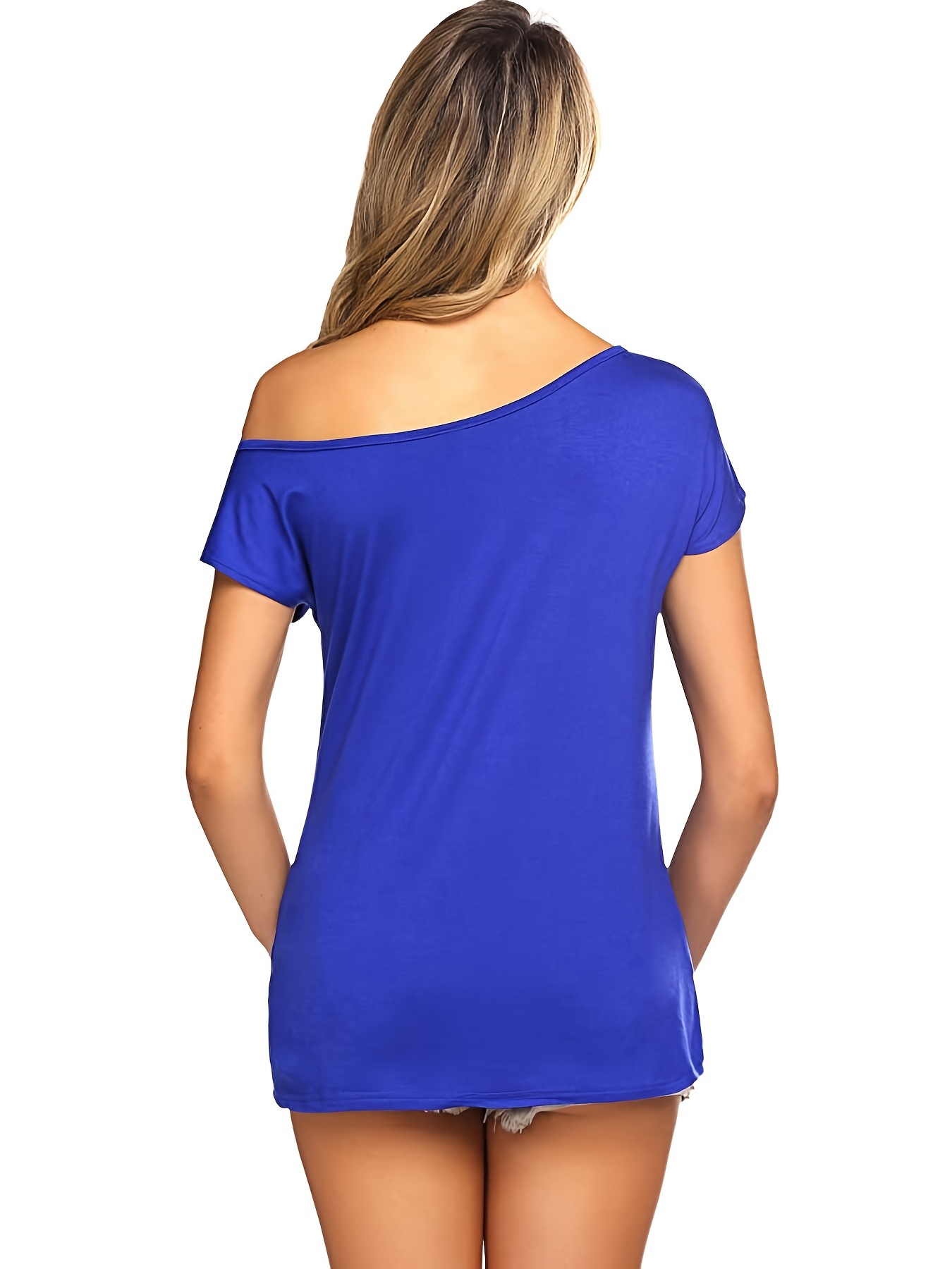 Beluring Women's Summer Shirts Short Sleeve Tops Solid Color Tees