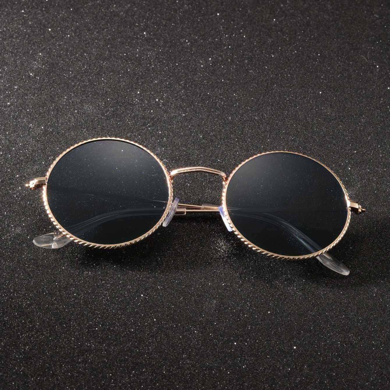 Retro Metal Round Frame Sunglasses