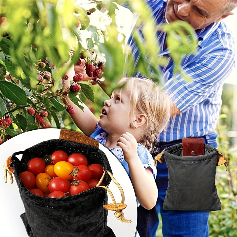 Simplify Your Harvest with this Professional Outdoor Foraging and Orchard Picking Waist Bag