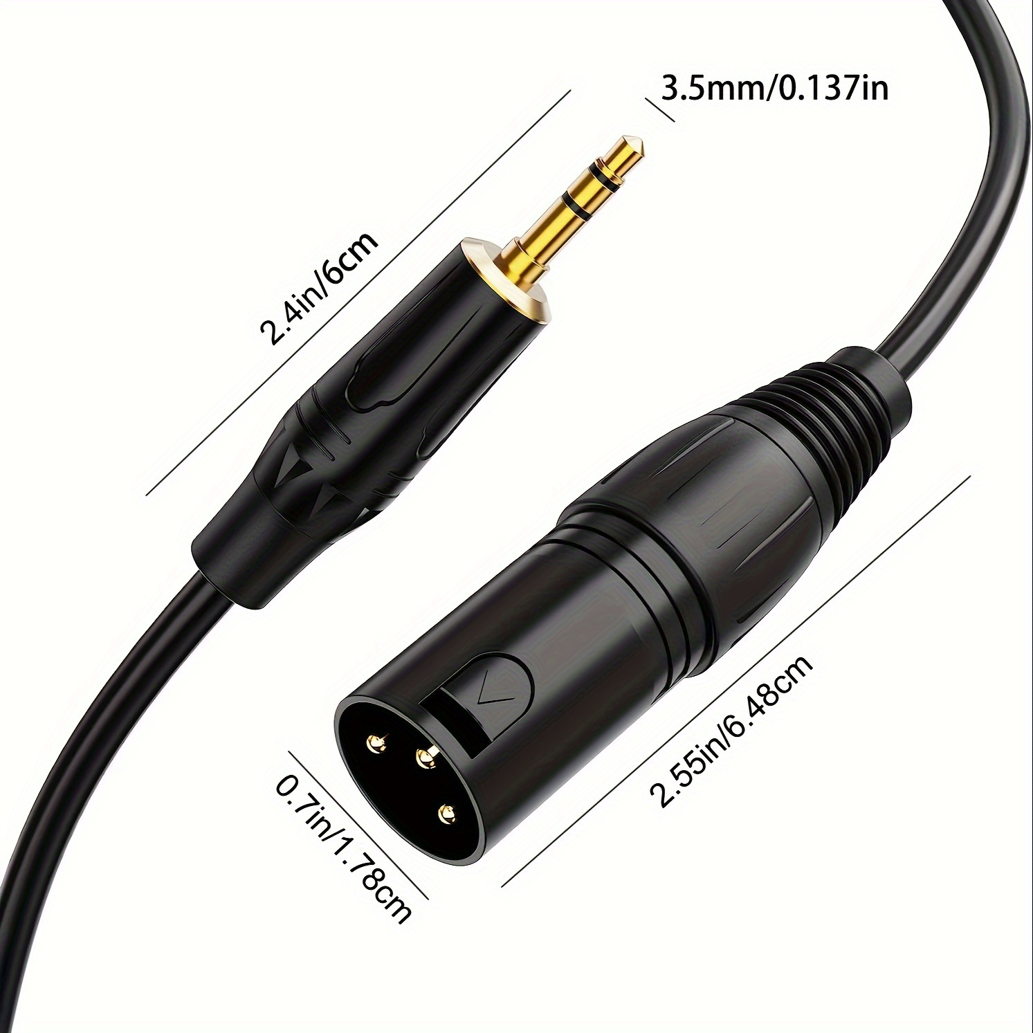 Cable de altavoz activo de calidad regular 3 pines XLR a 2 plátanos para  amplificador caja de sonido OFC cable de audio chapado en oro 1M 2M 3M 5M  8M