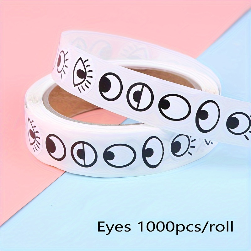  1000 Pcs Craft Eyes Self Adhesive Craft Stickers