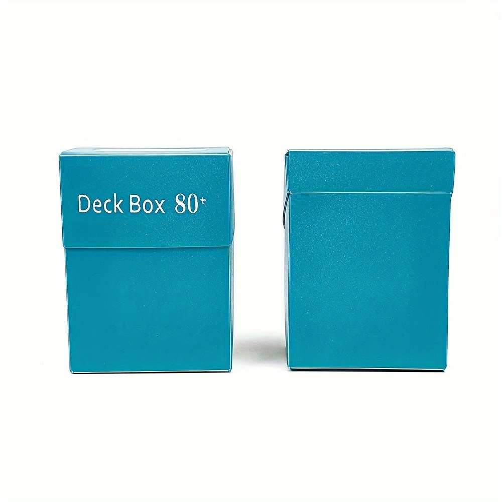 Tcg Deck Cards Boxes Large Capacity Dividers Fits 80+ Cards - Temu