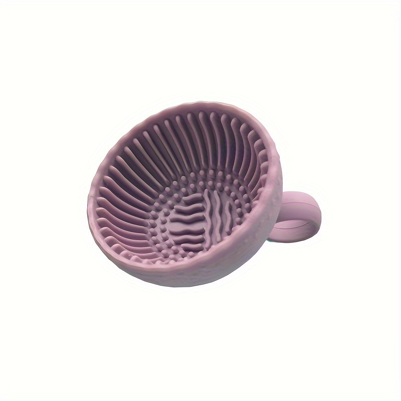 1Pcs Silicone Folding Bowl Beauty Egg Cleaning Tool Powder Puff Cleaning  Pad Wash Plate Makeup Brush Cleaning Artifact Tools