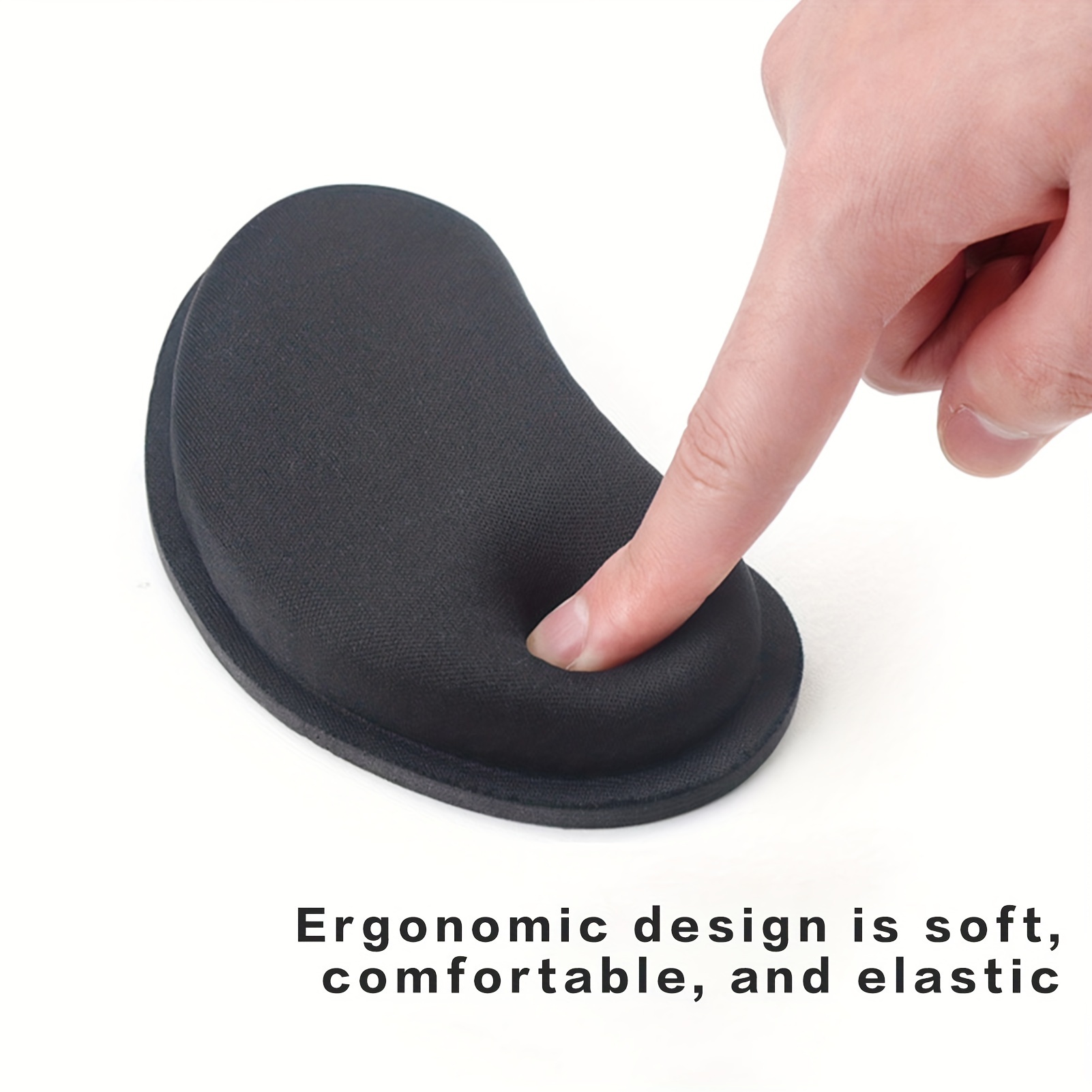 

Ergonomic Eva Wrist Support Mouse Pad - Non-slip, Comfortable Oval Design For Use