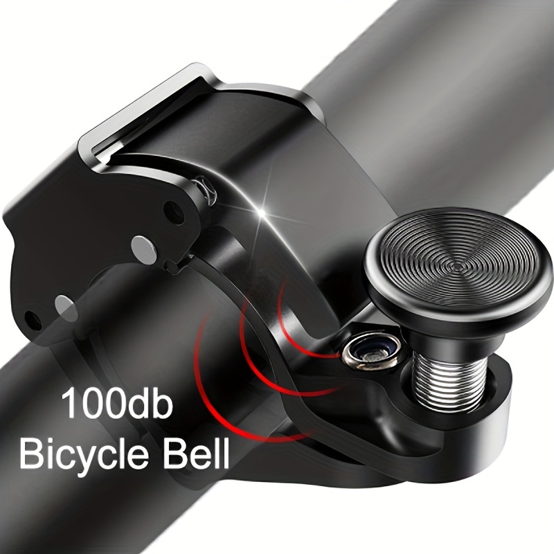 

Loud And Clear Stainless Steel Bicycle Bell For Safe Mtb Cycling - Handlebar Ring With Crisp Sound For Enhanced Safety And Bike Accessories