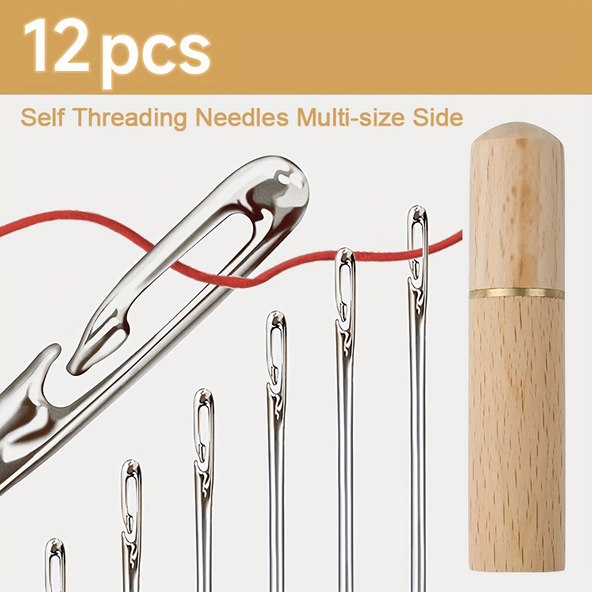 10pcs Needle Threader Tool Self Threading Hand Needles, Wire Loop DIY  Needle Threader Stitch Insertion Hand Machine Sewing Tool, Needle Threading  Device