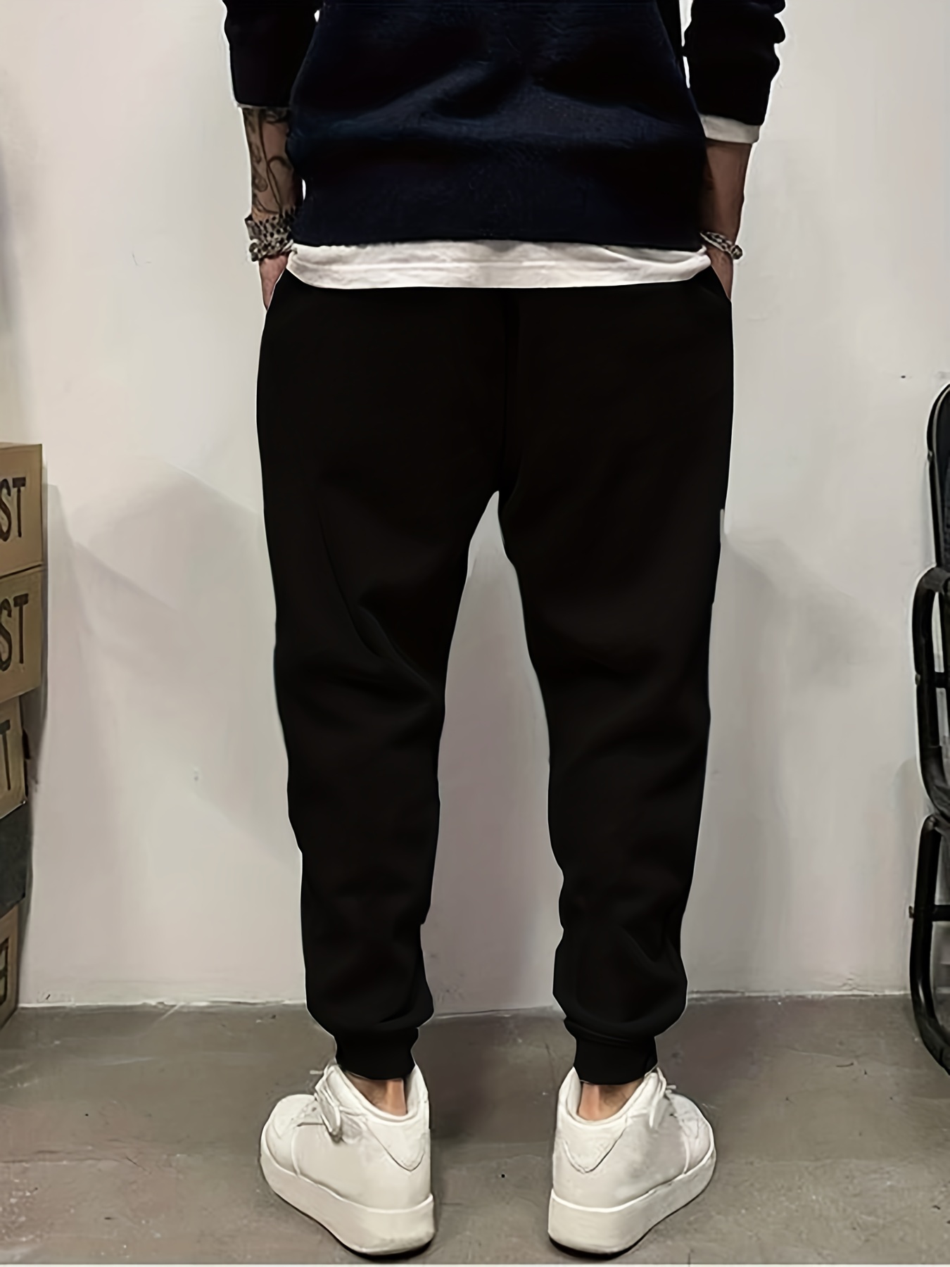Casual Stretch Drawstring Joggers Men's Pants Spring Summer