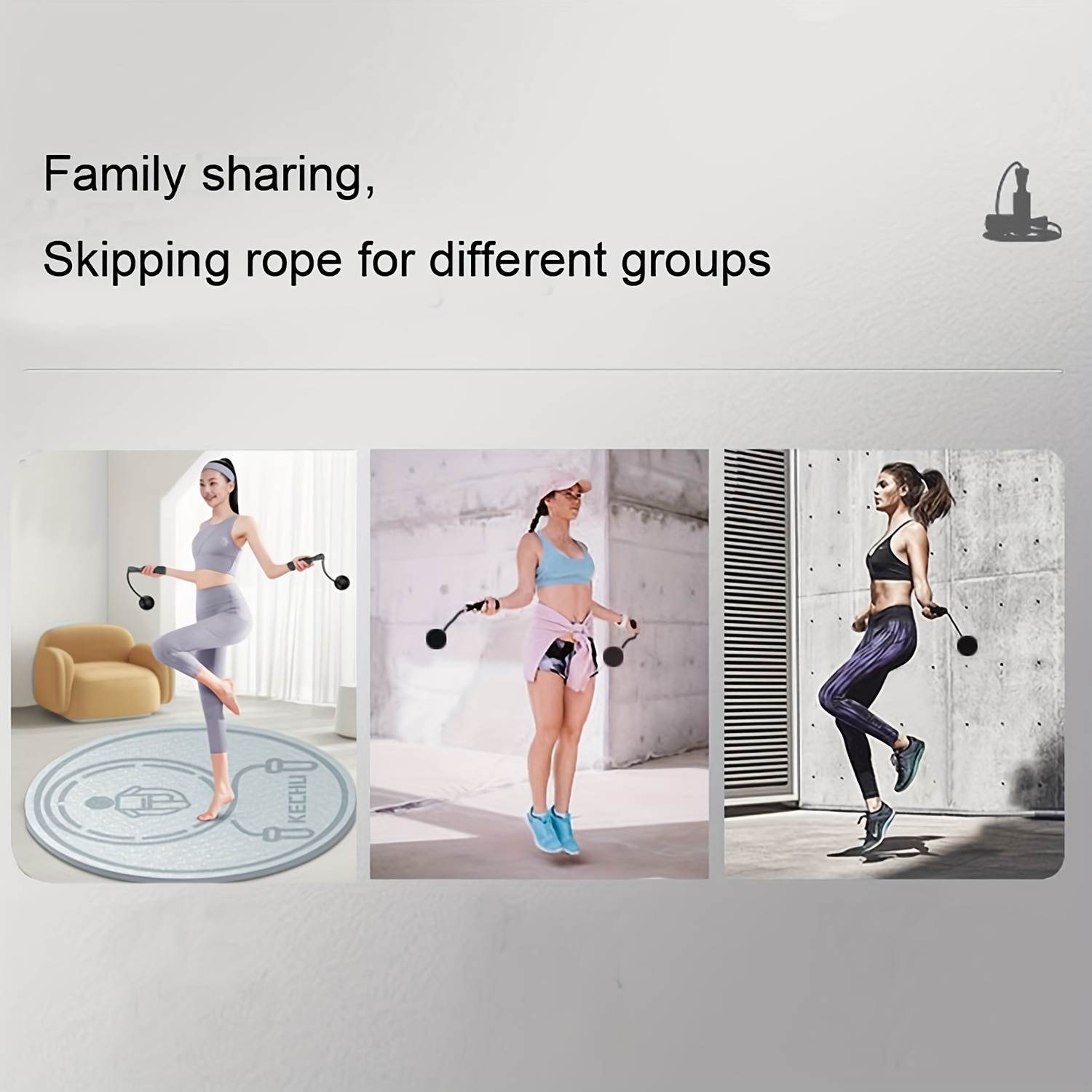 Versatile Cordless Jump Rope with Small Balls - Perfect for Indoor & Outdoor Fitness, Training Equipment