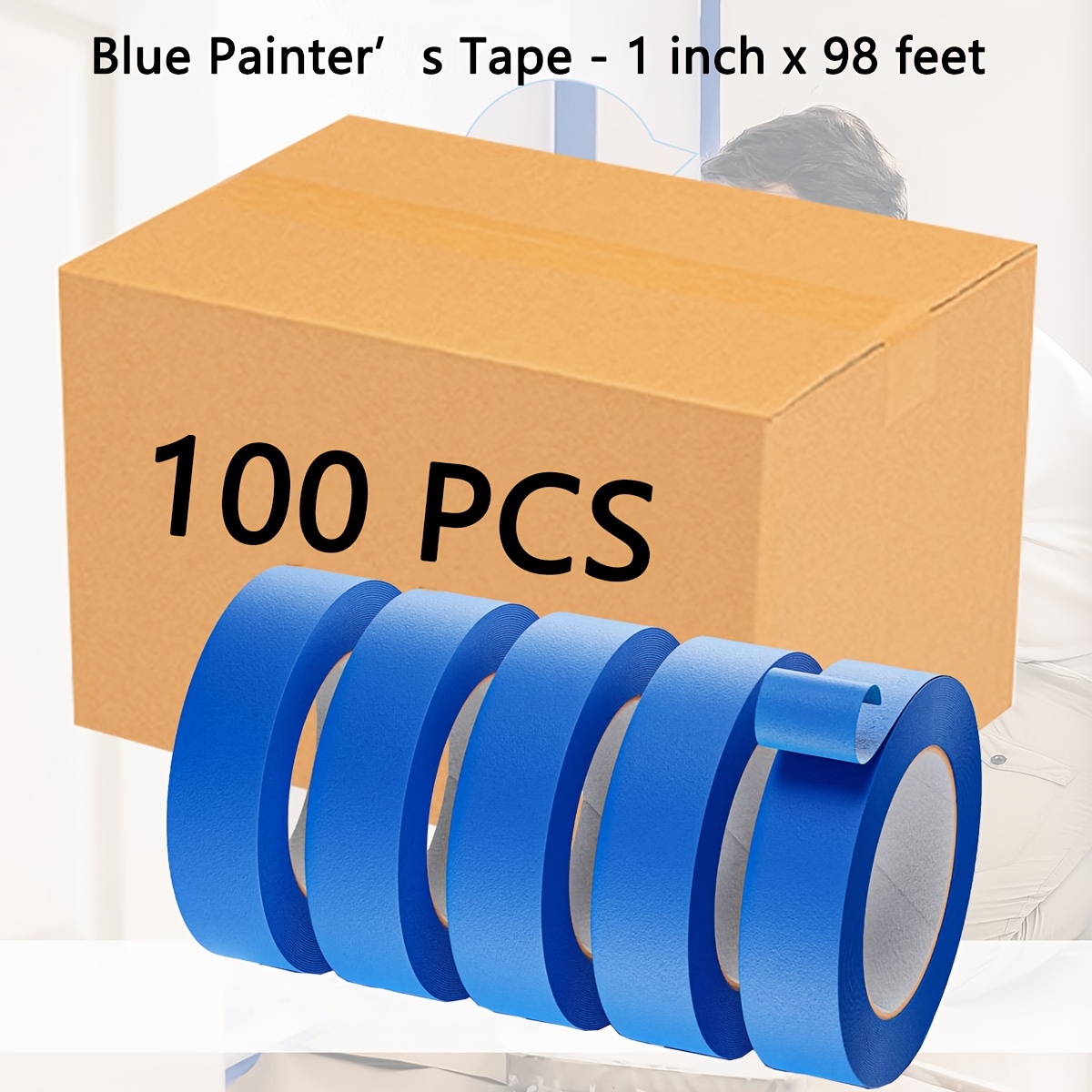 La mejor cinta azul para pintar paredes 1 pulgada 2 pulgadas 4 pulgadas