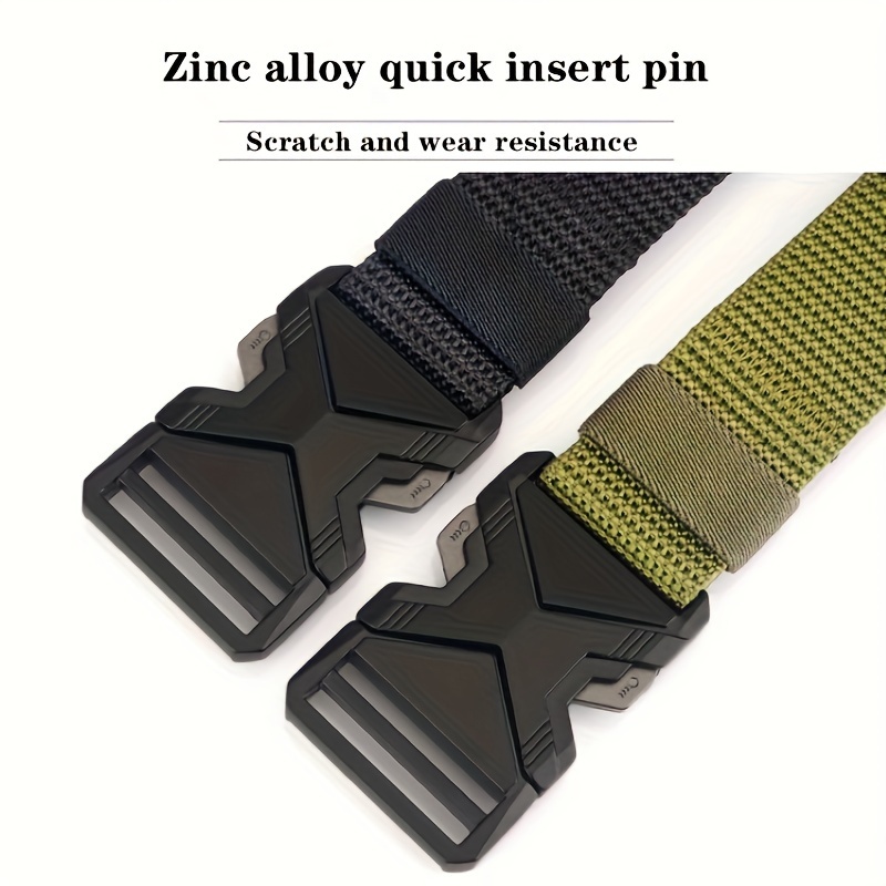 Comprar Nuevo Cinturón táctico de nailon transpirable para hombre, cinturón  de entrenamiento militar, cinturón deportivo para exteriores