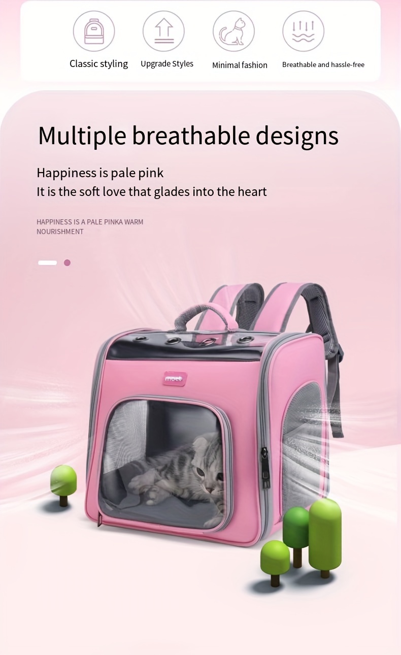 Classy Pet carrier bag - Pink