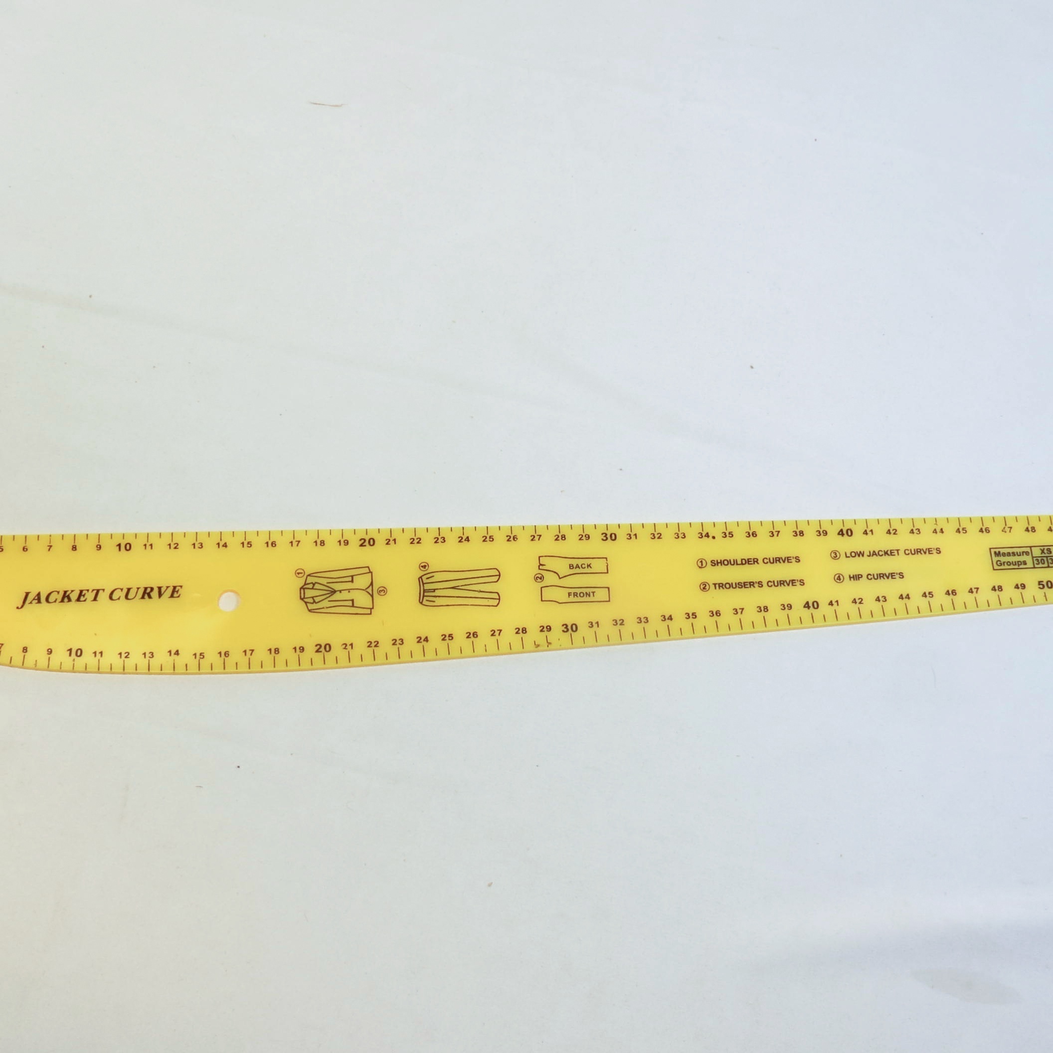 Garment Ruler Sewing Measuring Tailor Craft Tool Clothing Model Tailor  Ruler Built-in Scale Drawing Ruler - Temu