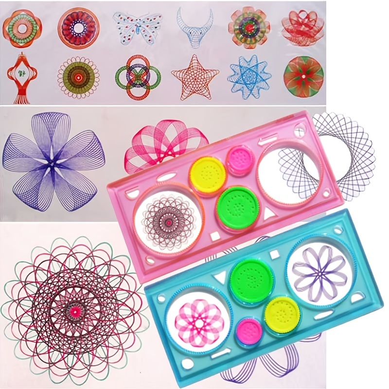 22pcs Spirograph Drawing Toys Set Interlocking Gears & Wheels Geometric  Ruler Drawing Accessories Creative Educational Kids Toy - Realistic Reborn  Dolls for Sale