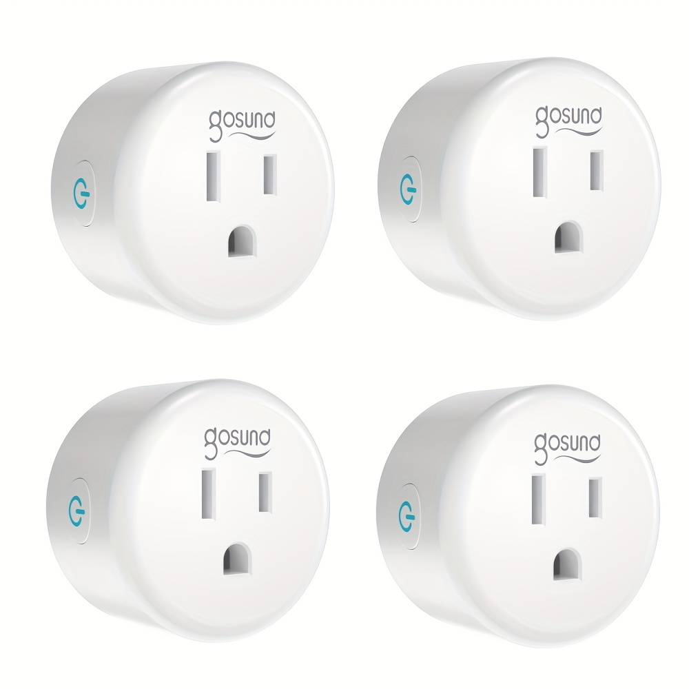 Dropship Gosund 4Pack Mini Smart Plug Home WiFi Outlet Socket Work