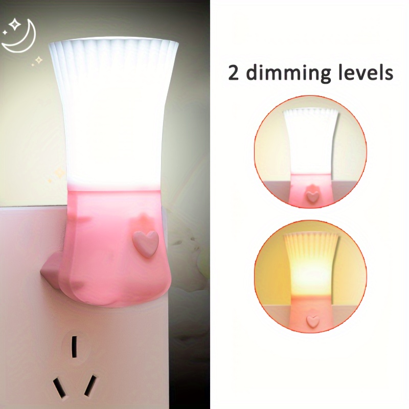 Comprar Luz nocturna, mini bombilla LED, luz nocturna enchufable, luces  nocturnas pequeñas, blanco cálido, bombilla USB para dormitorio, baño