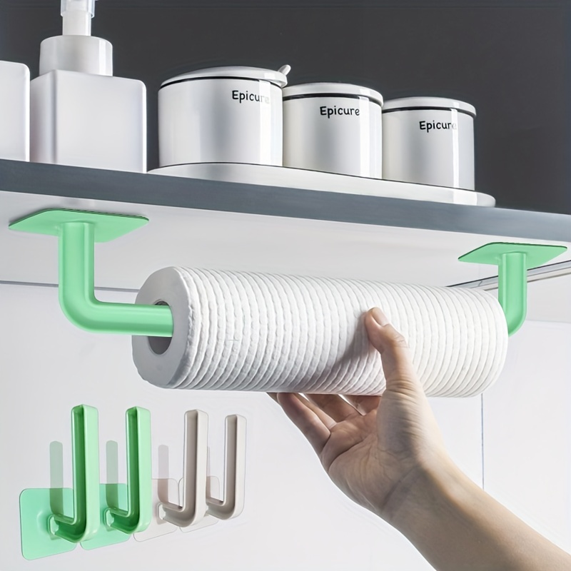 Kitchen Upright Plastic Paper Towel Vertical Tissue Holder - Temu