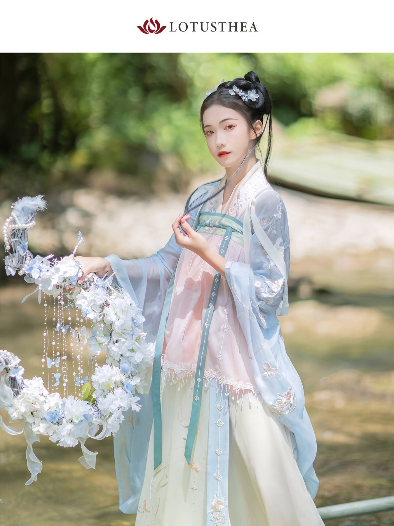 ワイドスリーブ漢服ドレス、古代中国の伝統衣装、晋朝の婦人服 - Temu
