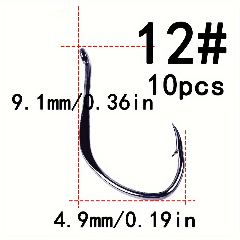 Long Shank Fishing Hook Barb Crucian Carp Fishing Hook - Temu