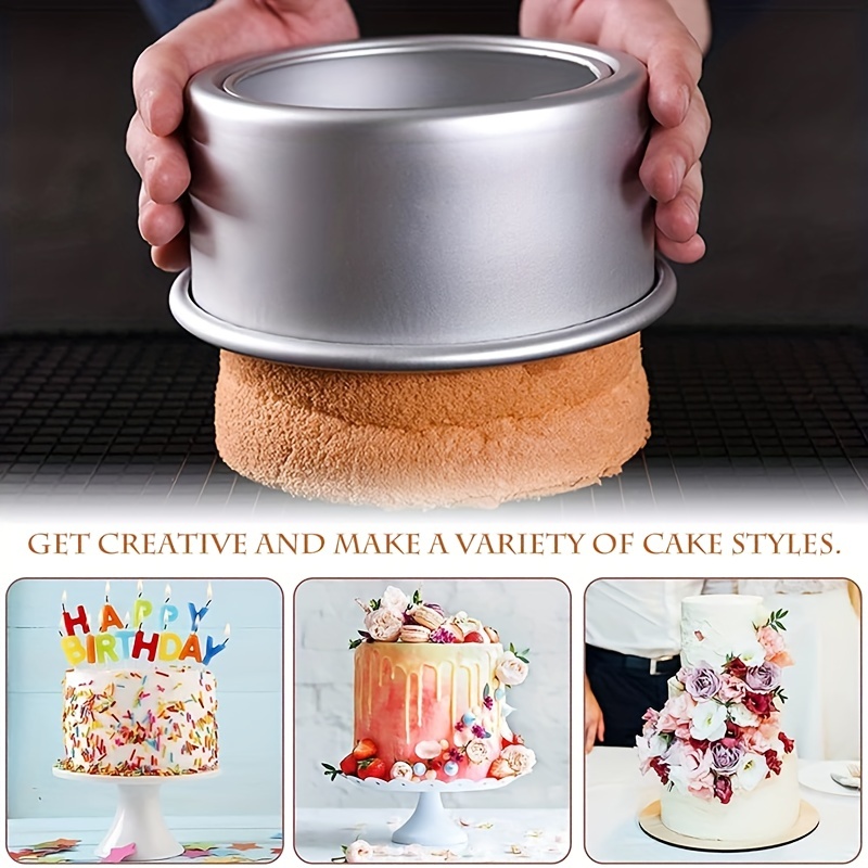 2~14 Inch Round Cake Baking Pan Cake Mold Baking Tools Anode Live Bottom  Non