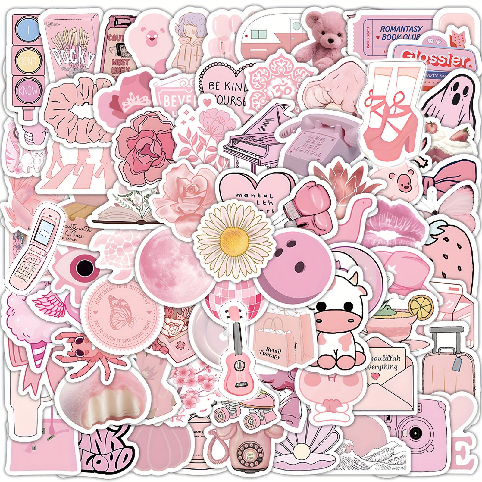 Aesthetic Kawaii Sticker - Temu