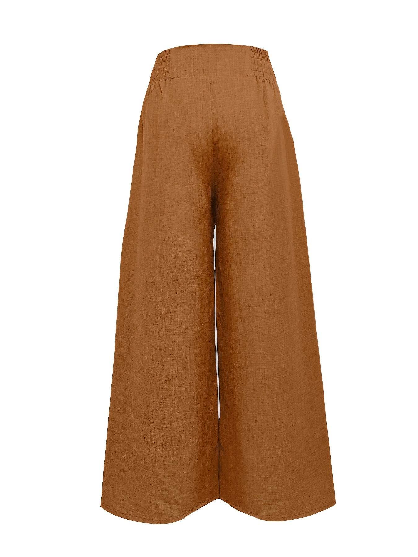 YWDJ Palazzo Pants for Women Petite Formal Relaxed Fit Baggy Wide Leg  Trendy Casual Breathable Summer Stretchy Spring And Fashion Solid Color  Loose Stretch Outdoor Pants Everyday Wear 21-Brown XXXL 
