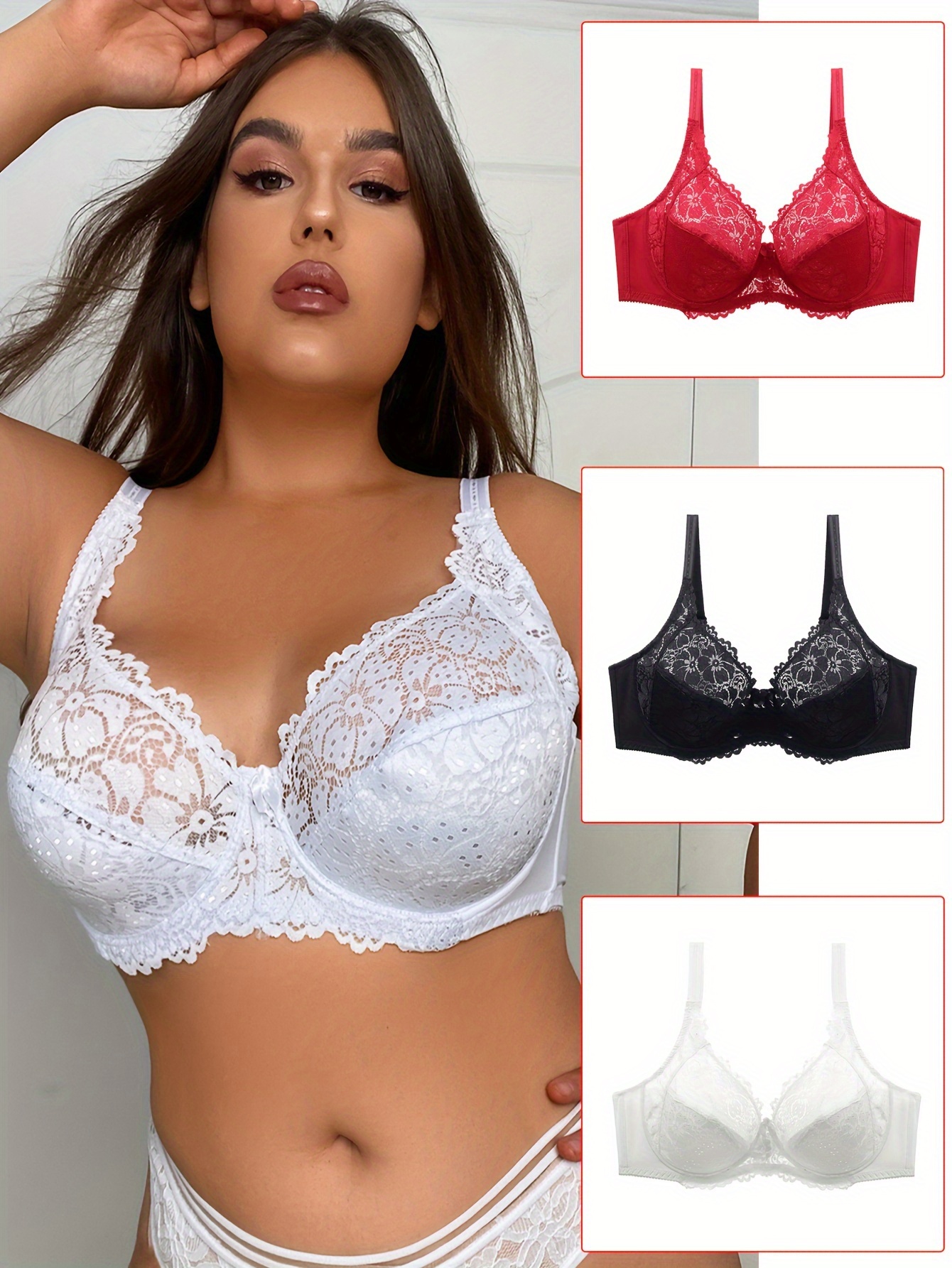 Plus Size Brassieres - First Order Free Shipping - Temu