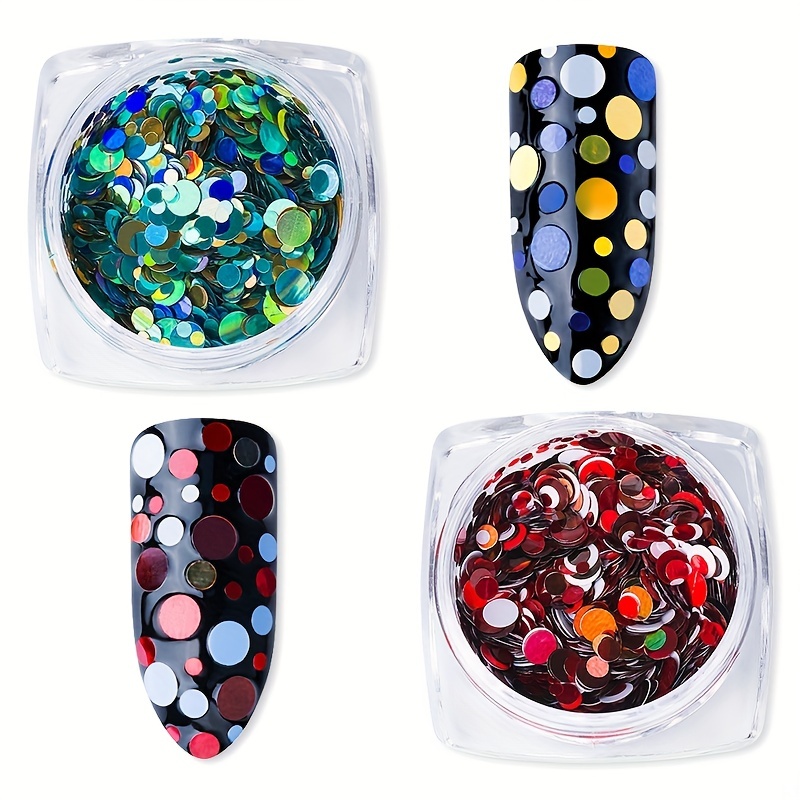 Holographic Star Nail Sequins Glitter Decoration for Nails Makeup