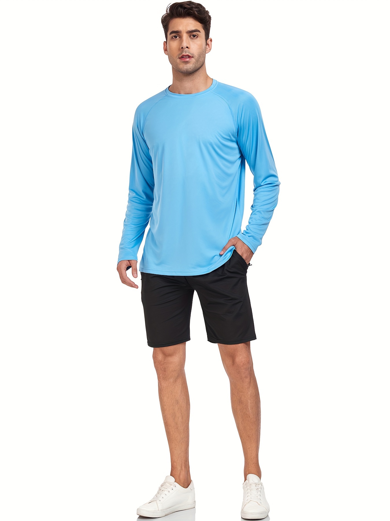 Men's Sun Shirt Uv Spf Upf 50+ Sun Protective Sweatshirt - Temu