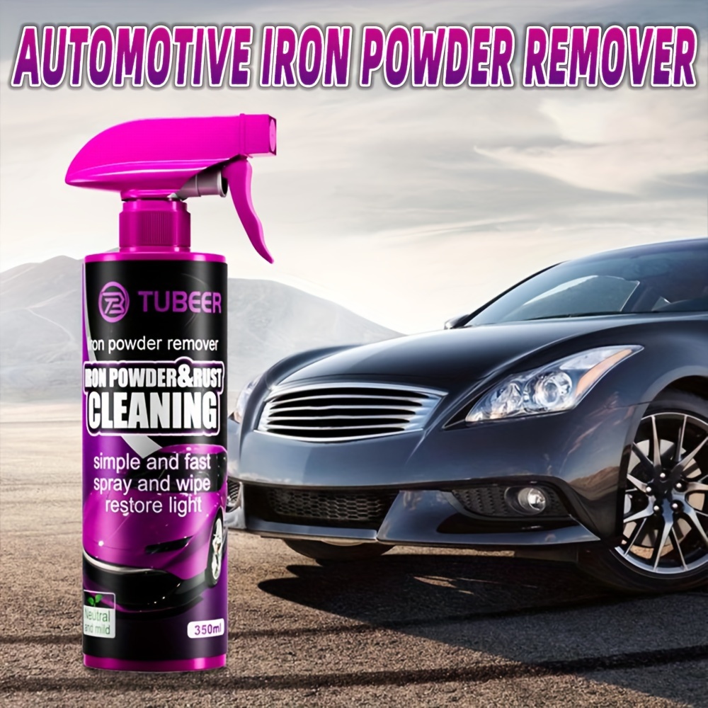 Iron Powder Remover, Car Rust Removal Spray, Car Rust Remover Spray, Rust  Remover for Automobile Wheels, Rust Inhibitor Derusting Spray, Iron Powder