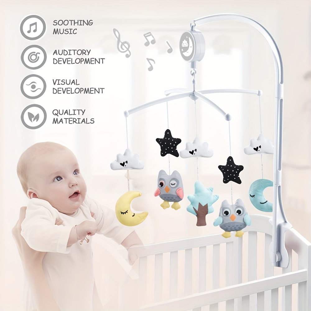 Support de cloche de lit pour bébé, décoration de jouets, bras de