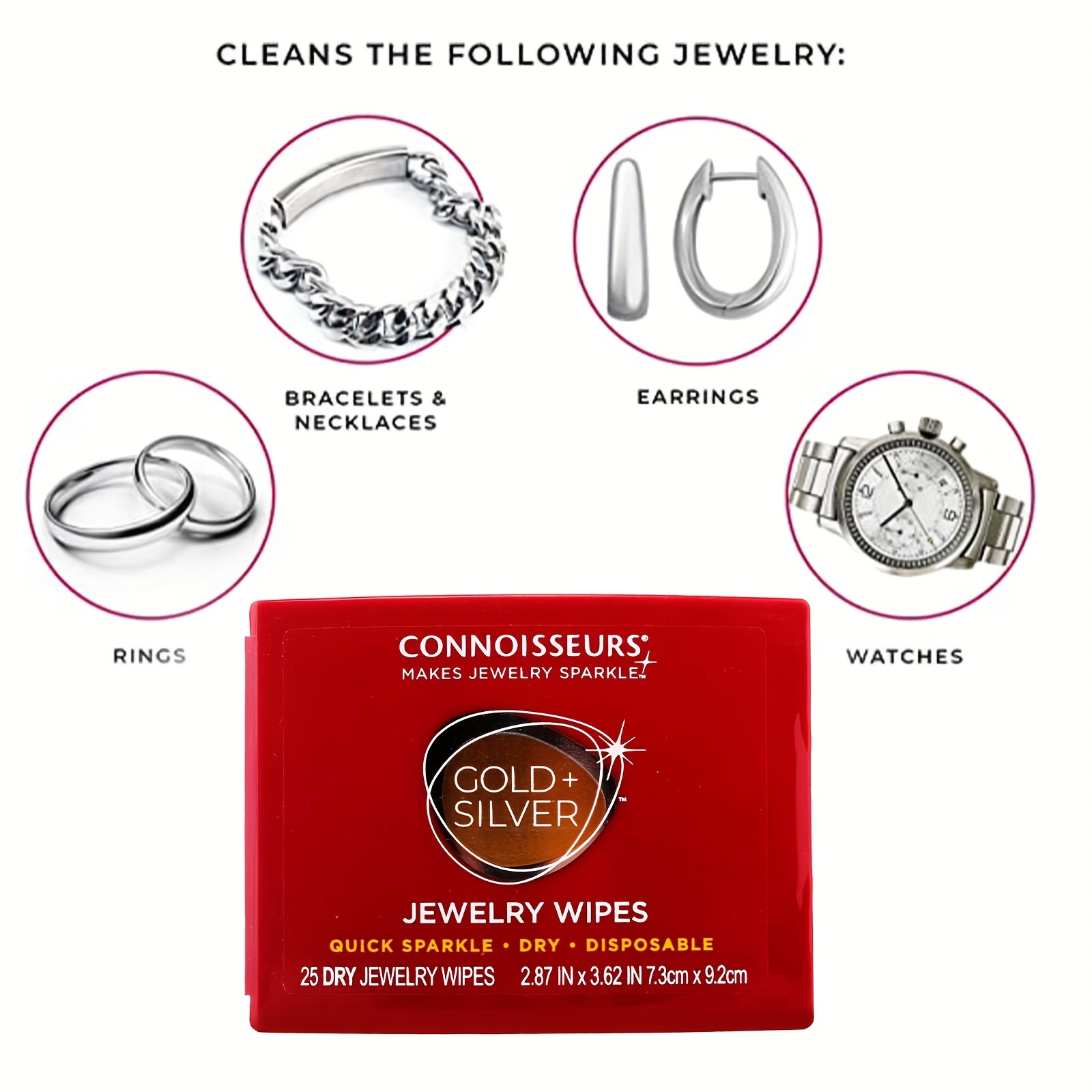 CONNOISSEUR JEWELRY WIPES