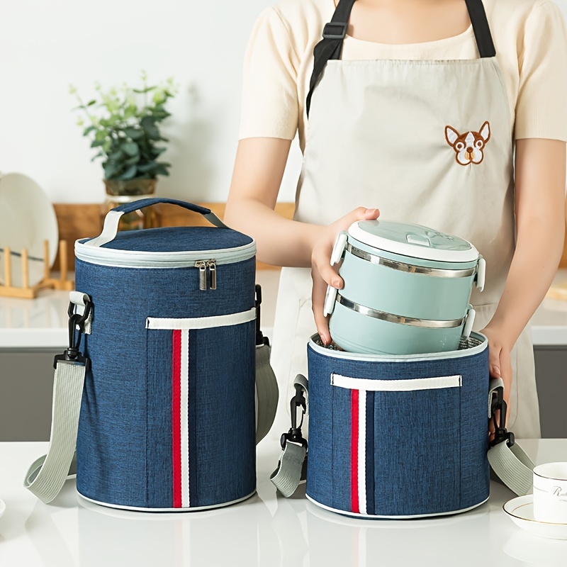 Insulated Lunch Bag Box for Women Men Thermos Cooler Hot Cold Food