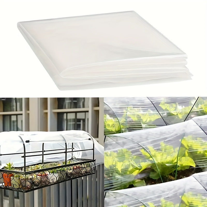 Clear Plastic Film Plastic Drop Cloth Poly Film Tear - Temu