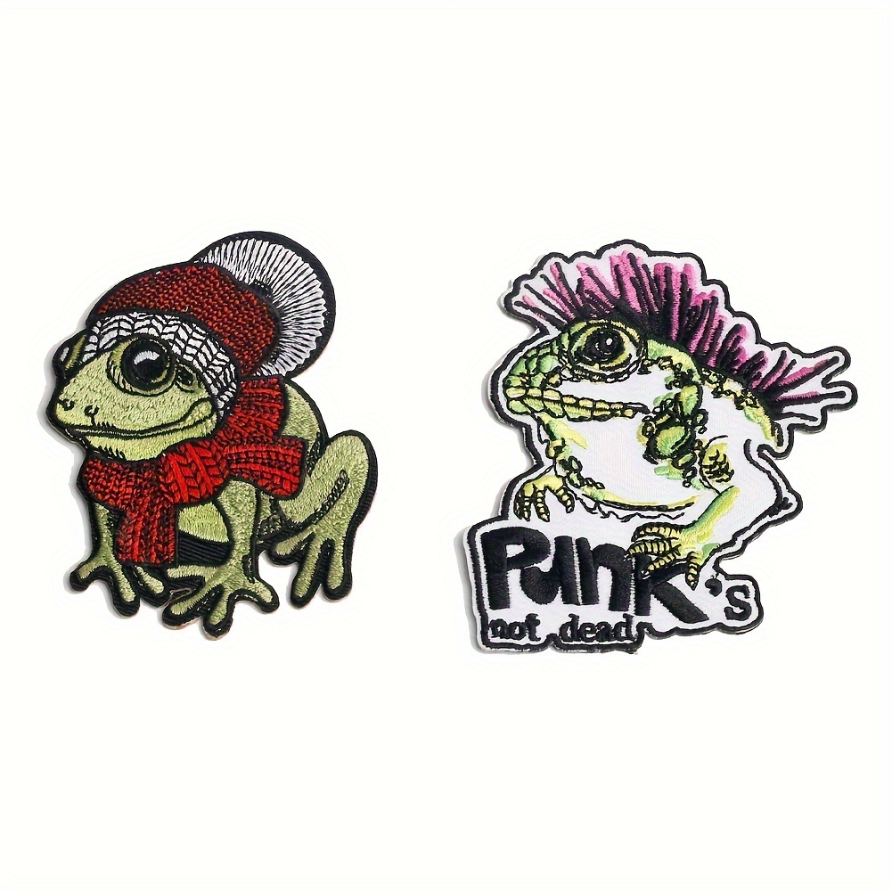 Embroidery Frog Turtles Shark Cute Sea Fish Patches for DIY Clothing -  China Embroidered Patches and Embroidered Patch price