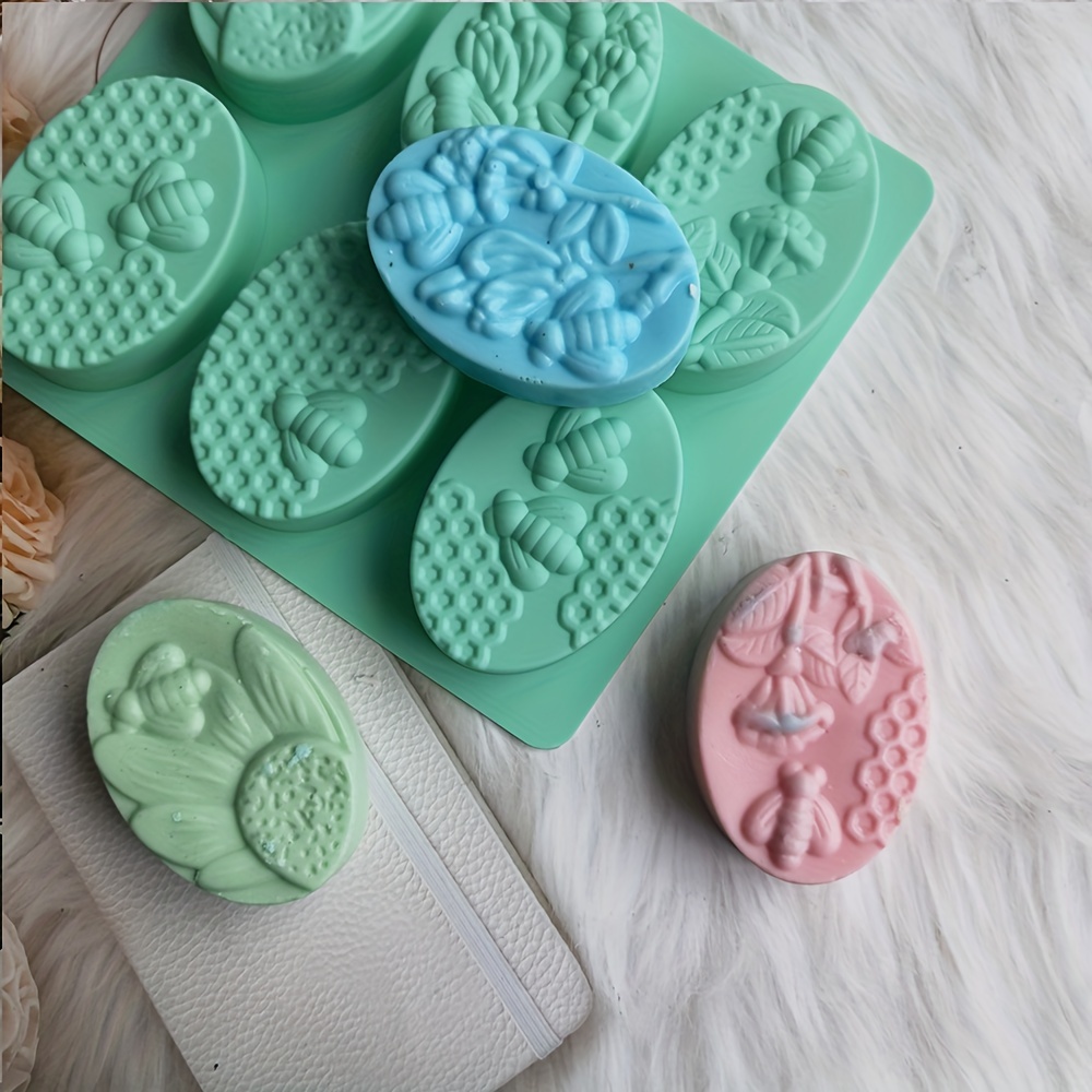 Honeycomb Silicone Molds Handmade Fondant Chocolate Baking Ice Cube Cake  Bee Mold Candles Soap Resin Mould Cake Decorating Tools