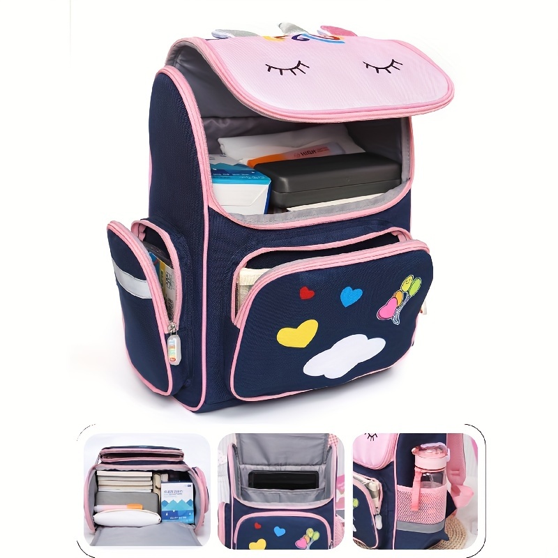 Unicorn School Bag for Kids with Protective Spine