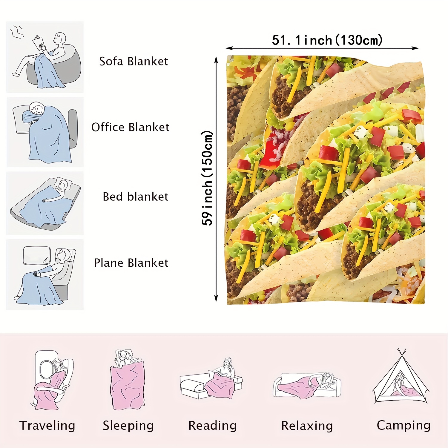 Funny Hot Dog Pattern Print Blanket Flannel Blanket Soft Temu Canada funny-hot-dog-pattern-print-blanket-flannel-blanket-soft-temu-canada