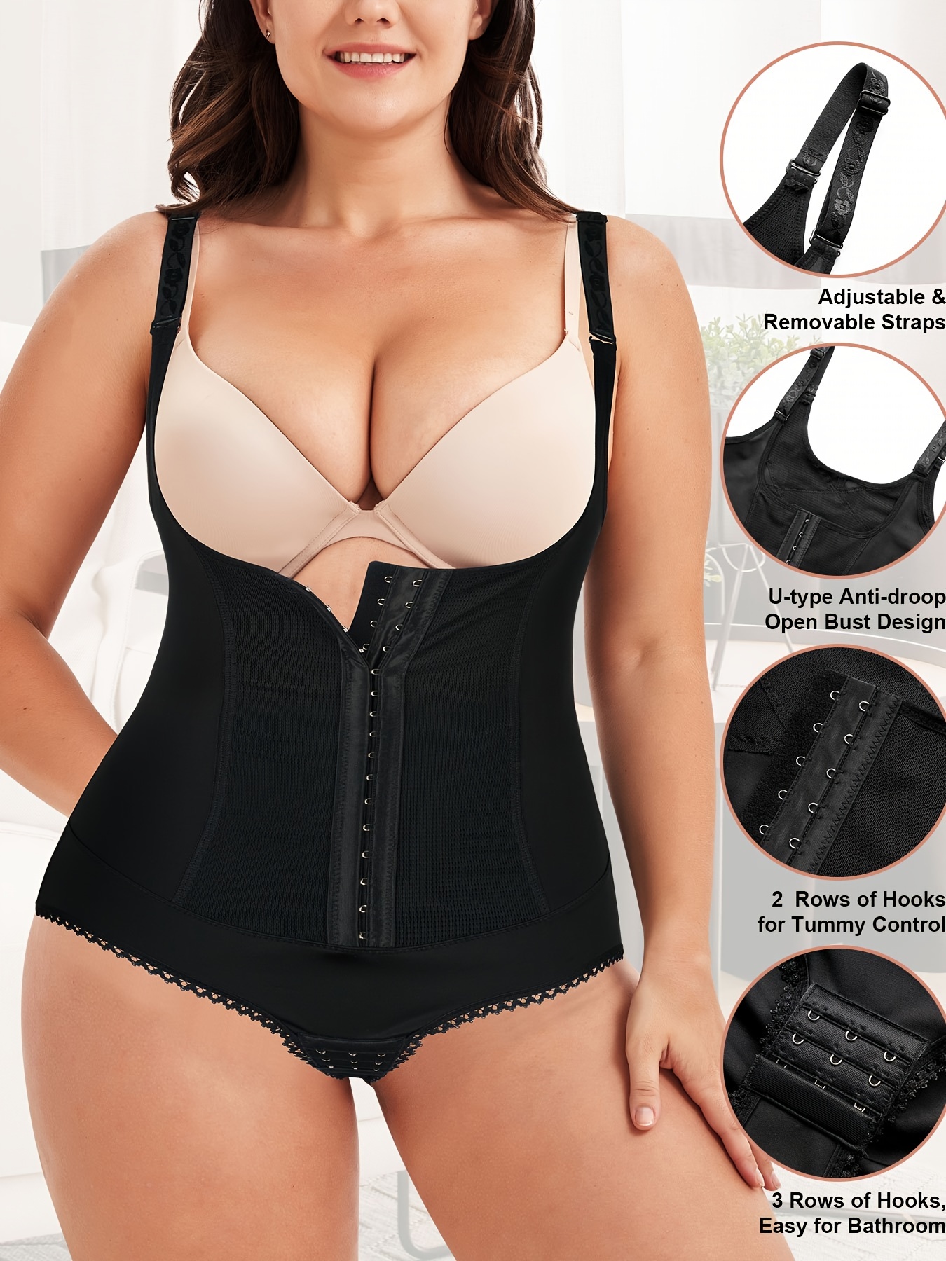 After Surgey Corset Bra Lifter Bodysuits Women Slimming Arms Posture  Corrector Waist Trainer Corset (Black XS) : : Clothing, Shoes &  Accessories