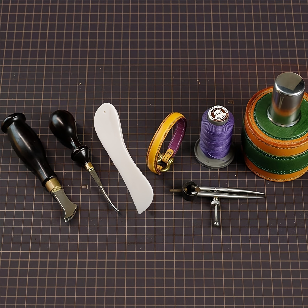 Piegatore In Osso Per Carta E Cuoio - Strumento 20 Cm Per Pieghe Precise In Artigianato E Origami - Foto 10