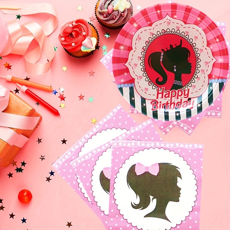 Party Dinnerware Decorations, Cartoon Party Favors, Include Birthday Plates  And Luncheon Napkins, Princess Tablecloth, Candy Box, Gift Box, Party  Tableware For Princess Bachelor Party Theme Birthday Party Supplies - Temu