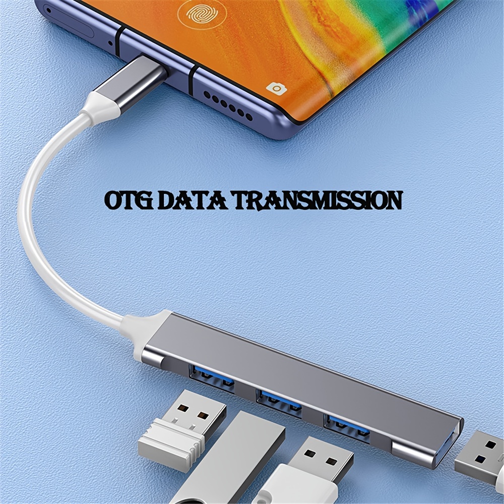 Concentrador Usb Alta Velocidad 4 Puertos Usb 2 0 Cable Mini - Temu