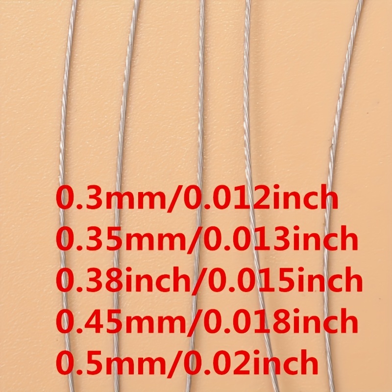 1 roll 35m Stainless Steel Wire For Jewelry Making(0.38 MM)