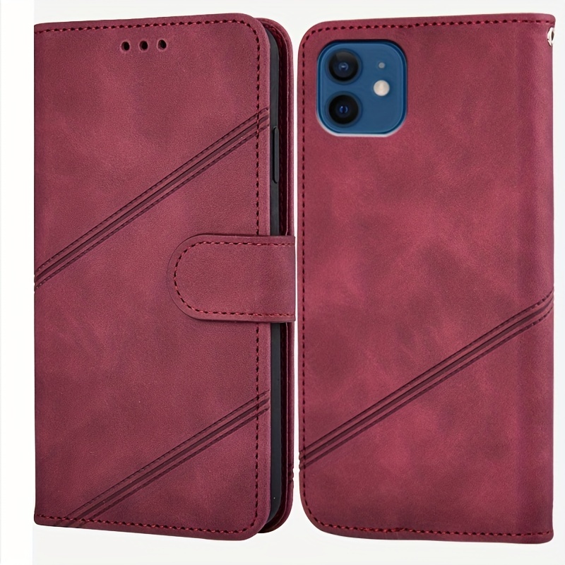 For iPhone 13 14 12 11 Pro Max XR 7 8 6 back Flip Leather Wallet