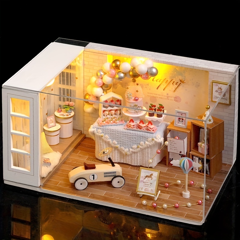 Noël Décoration Kit de maison de poupée DIY Modèle Maison poupée Miniature  Bricolage - Boules de Noël - Achat & prix