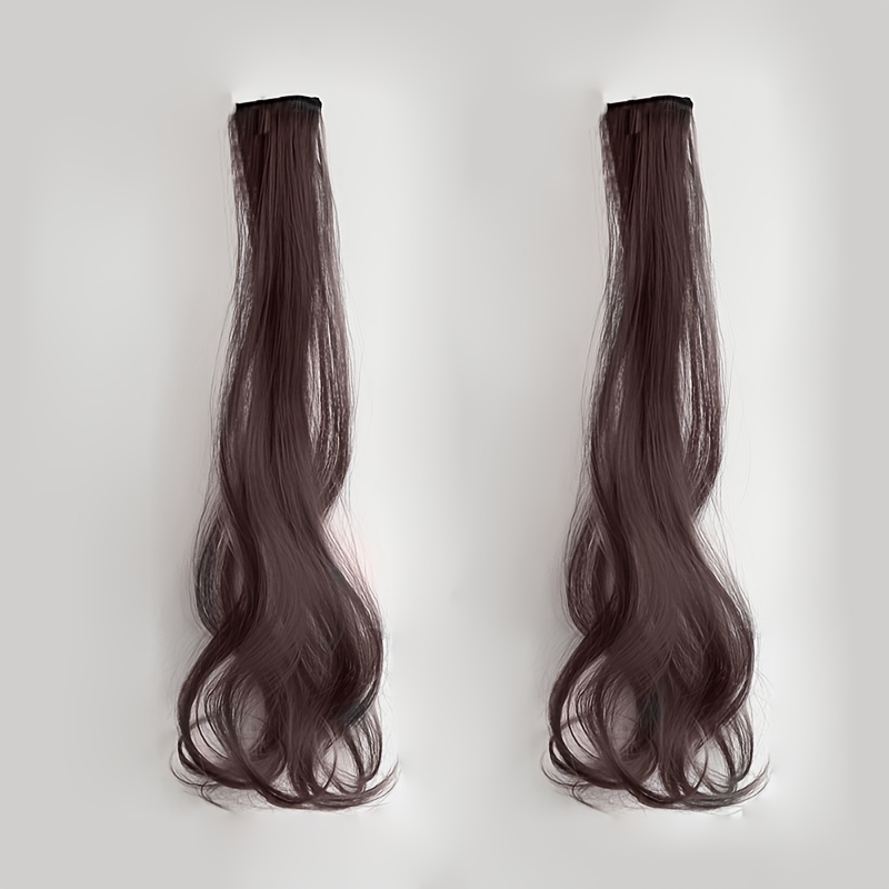 Y2K Long Wavy Hair Dust Brown