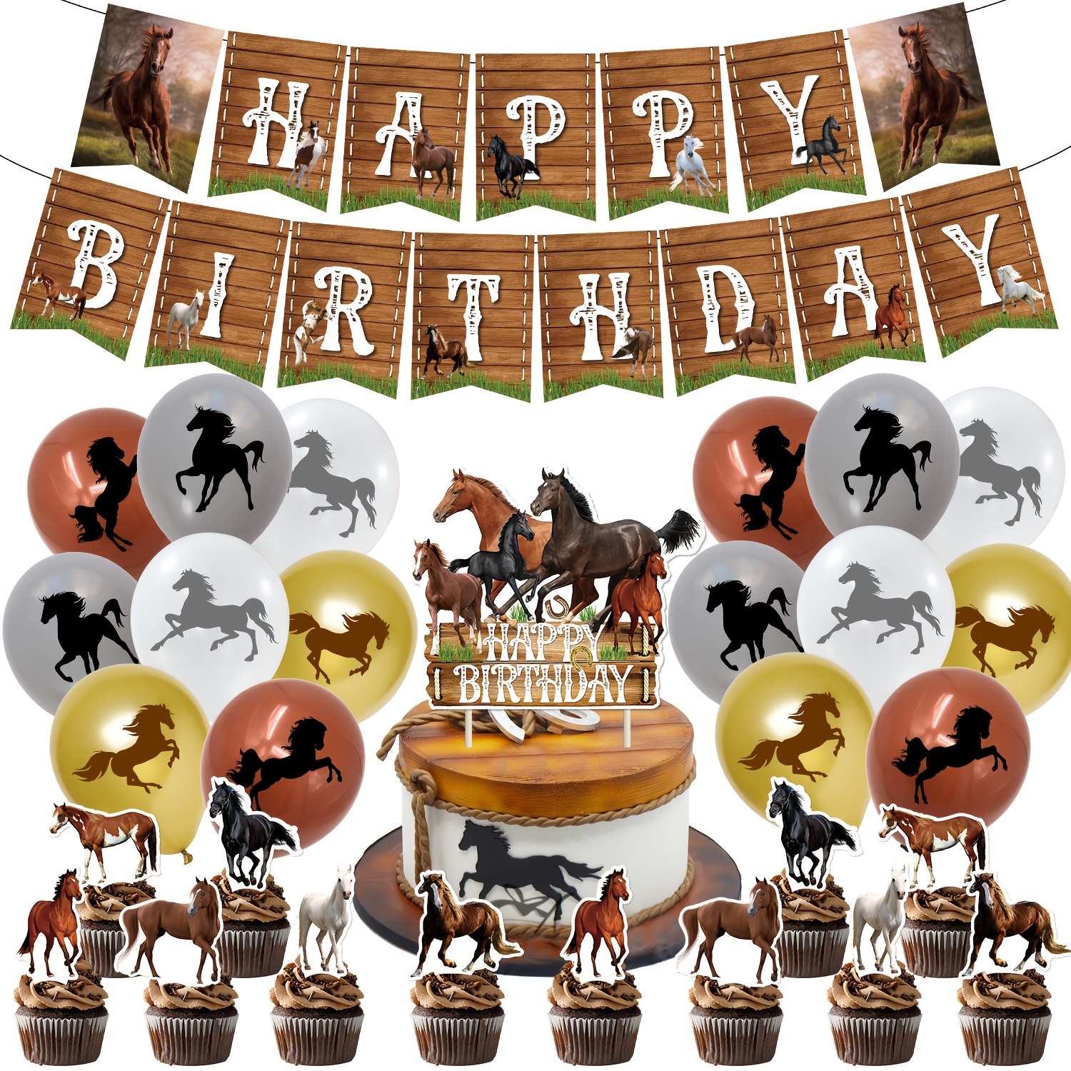 Chevaux  Joyeux anniversaire