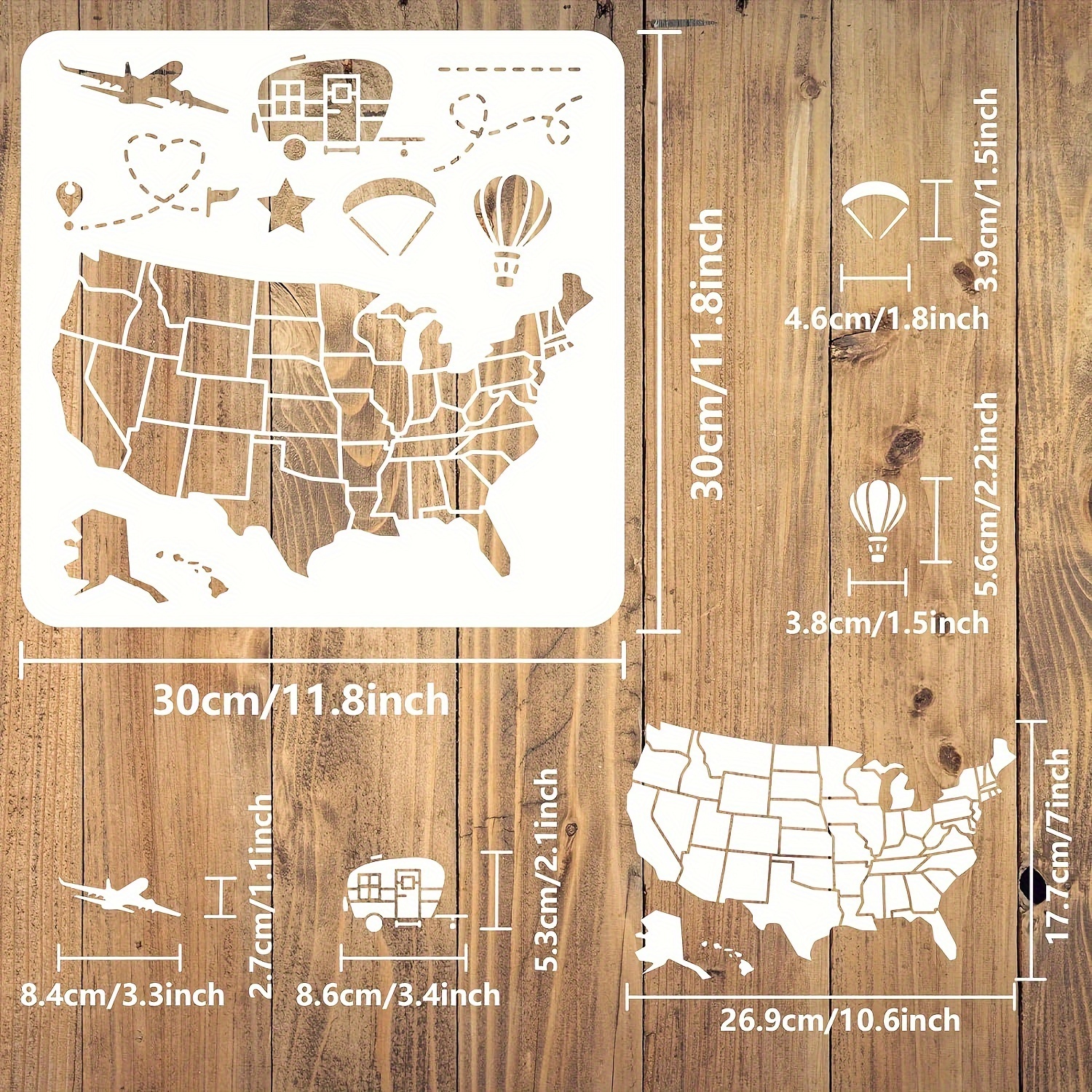 United States Stencil United States Map - Temu