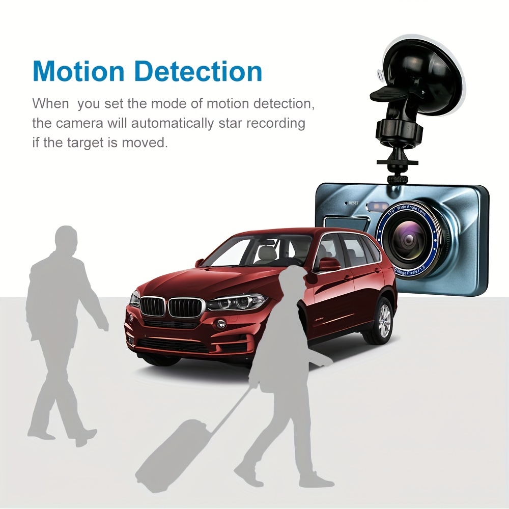 Akcarcam Dash Cam Isp Screen 1080p Dual Camera Dash Cam With - Temu