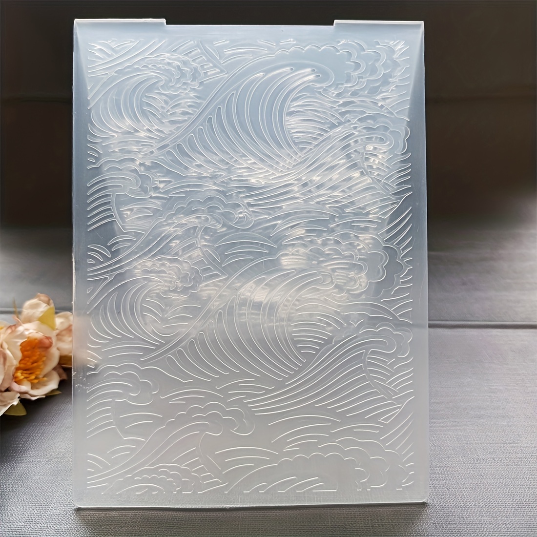 Leaf Embossed Folder Plastic Embossing Folders For Card - Temu