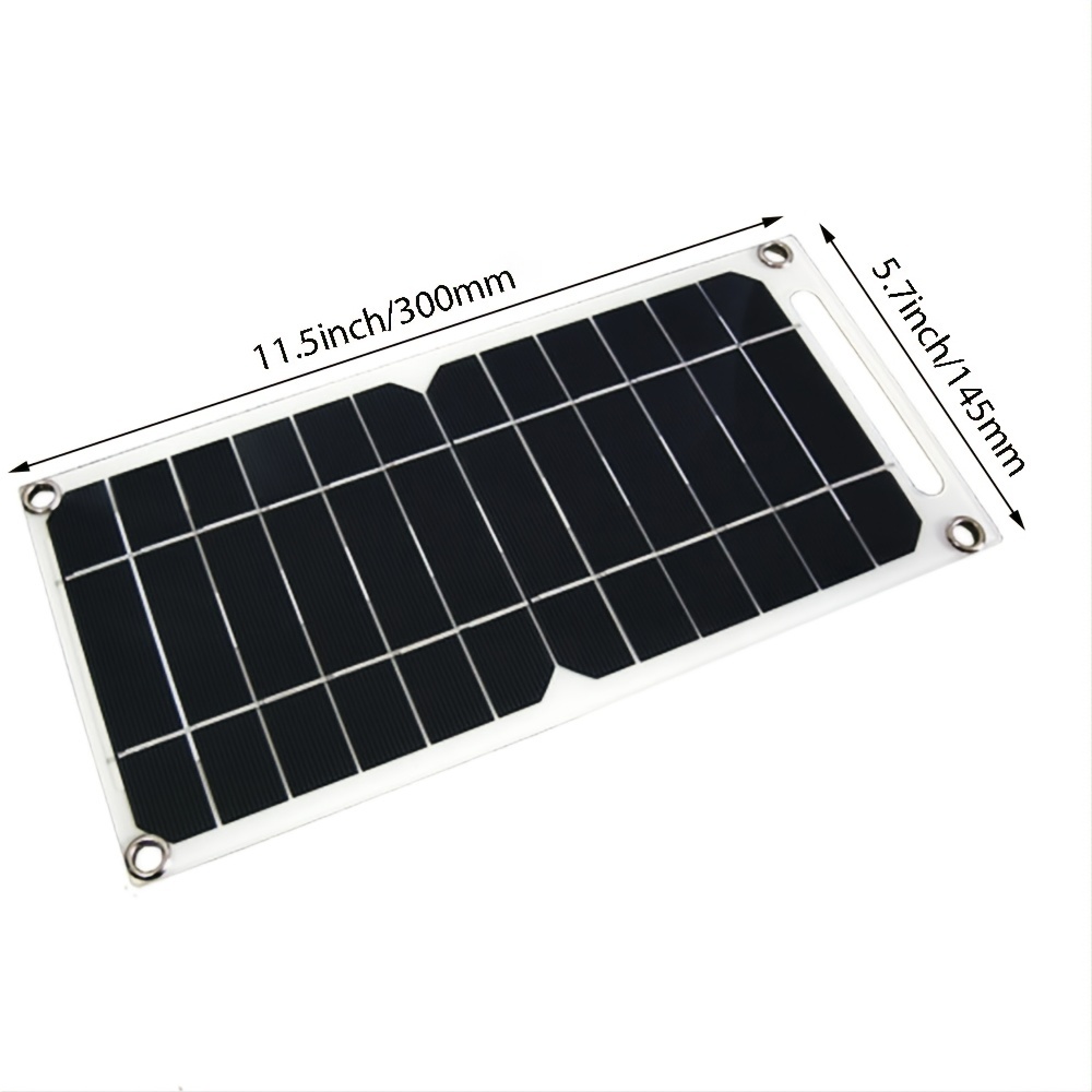1 Unidad Panel Solar Portátil Placa Solar 5v Carga Segura - Temu Chile